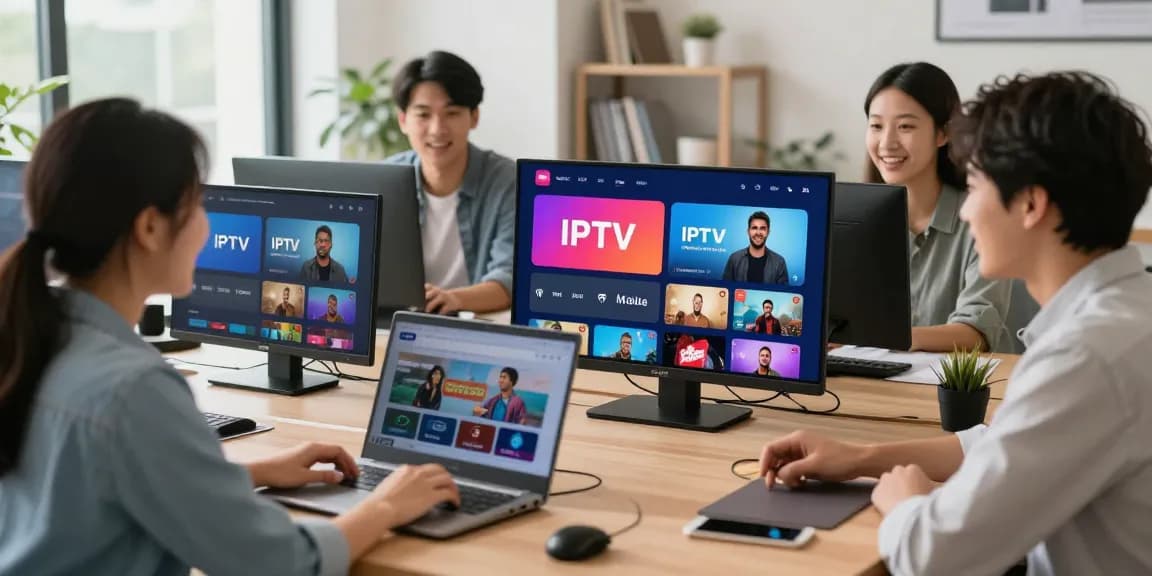 IPTV reseller helping local clients choose quality streaming services, trusted community provider.