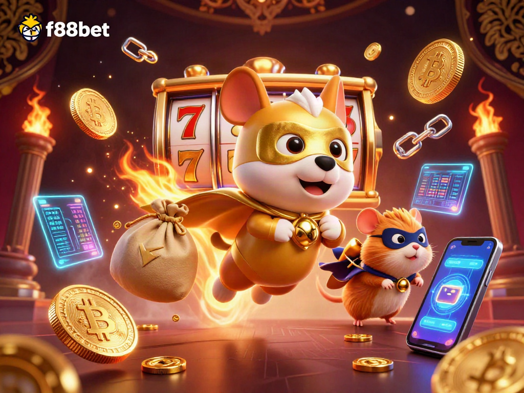 Experience thrilling gaming adventures with f88bet's casino excitement featuring a flying superhero dog.