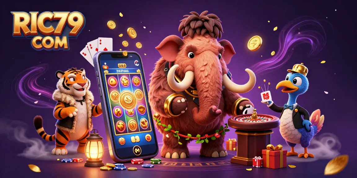 Experience fun and excitement at RIC79 COM with our VIP casino characters and vibrant gameplay.