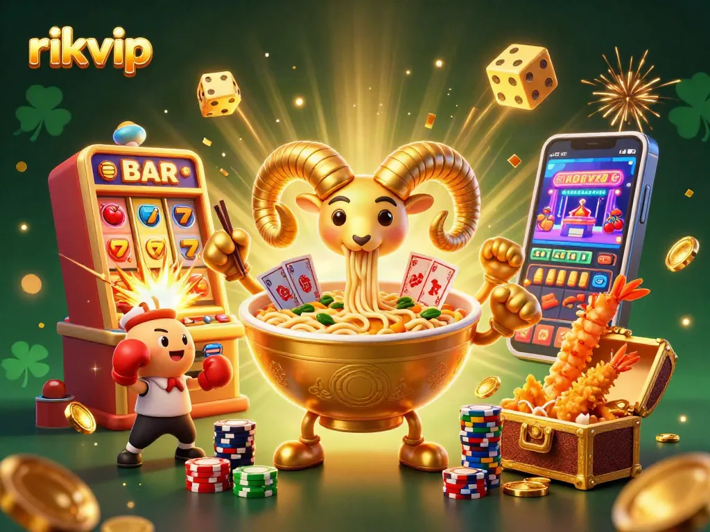 Experience thrilling gameplay at rikvip with vibrant casino characters and dynamic slots bursting with prizes.