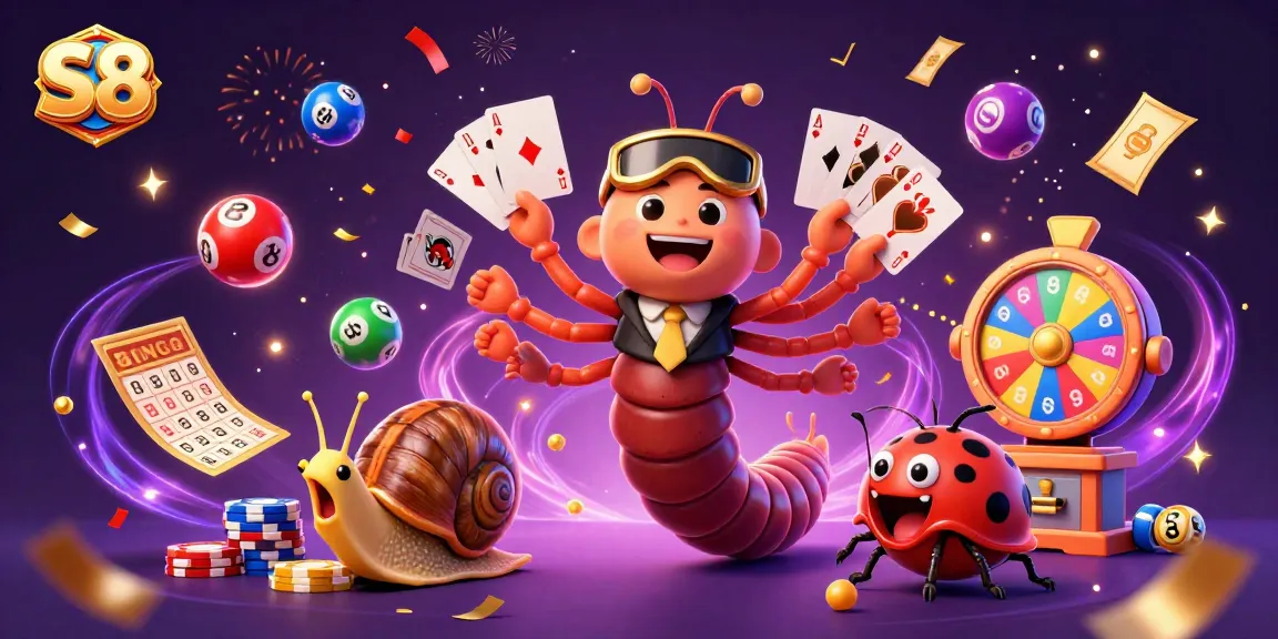 S8 offers an exciting gambling experience with vibrant lottery games and immersive characters in action.