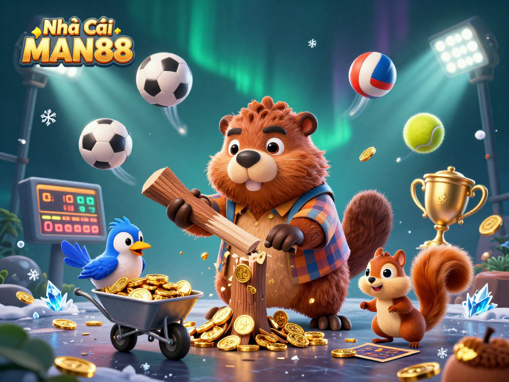 Experience Nhà Cái MAN88 with thrilling sports betting action, vibrant casino atmosphere, and exciting winning moments.