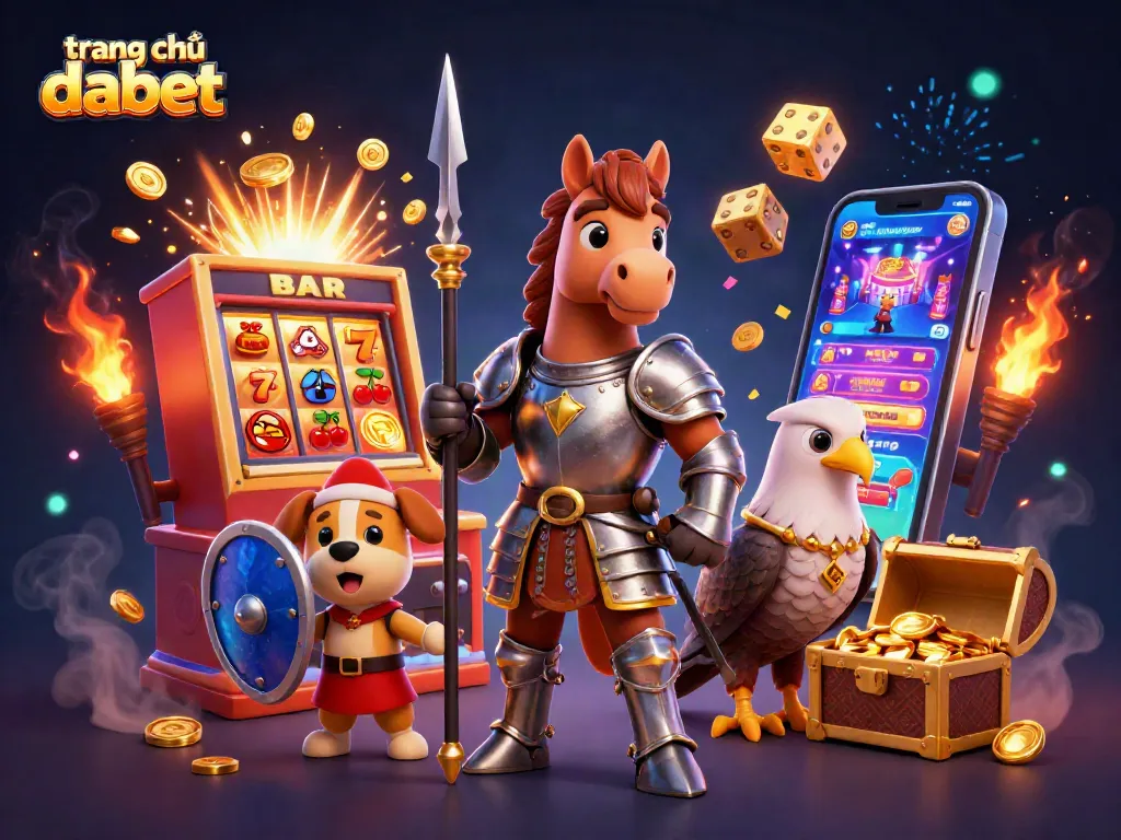 Experience winning excitement at trang chủ dabet featuring dynamic casino elements and playful characters.