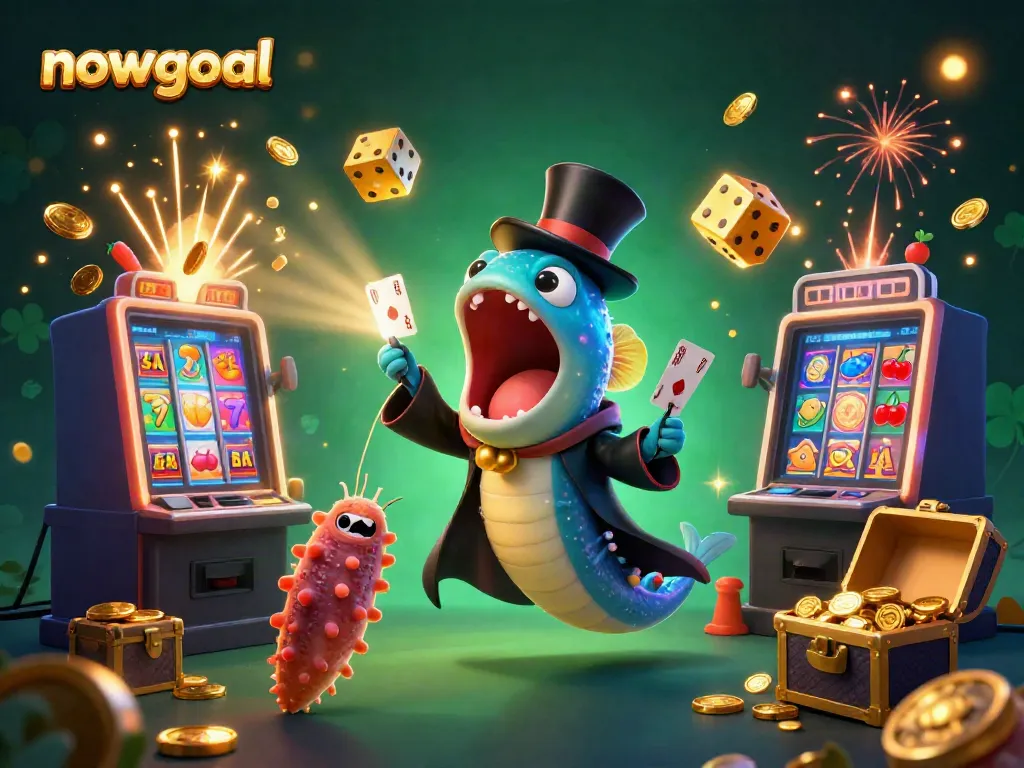 Engage in thrilling fun at nowgoal with bright casino elements and vibrant underwater characters.