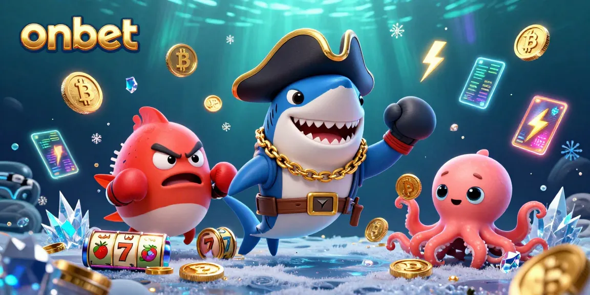 Experience the thrill of onbet casino with vibrant characters and slots, showcasing winning opportunities.