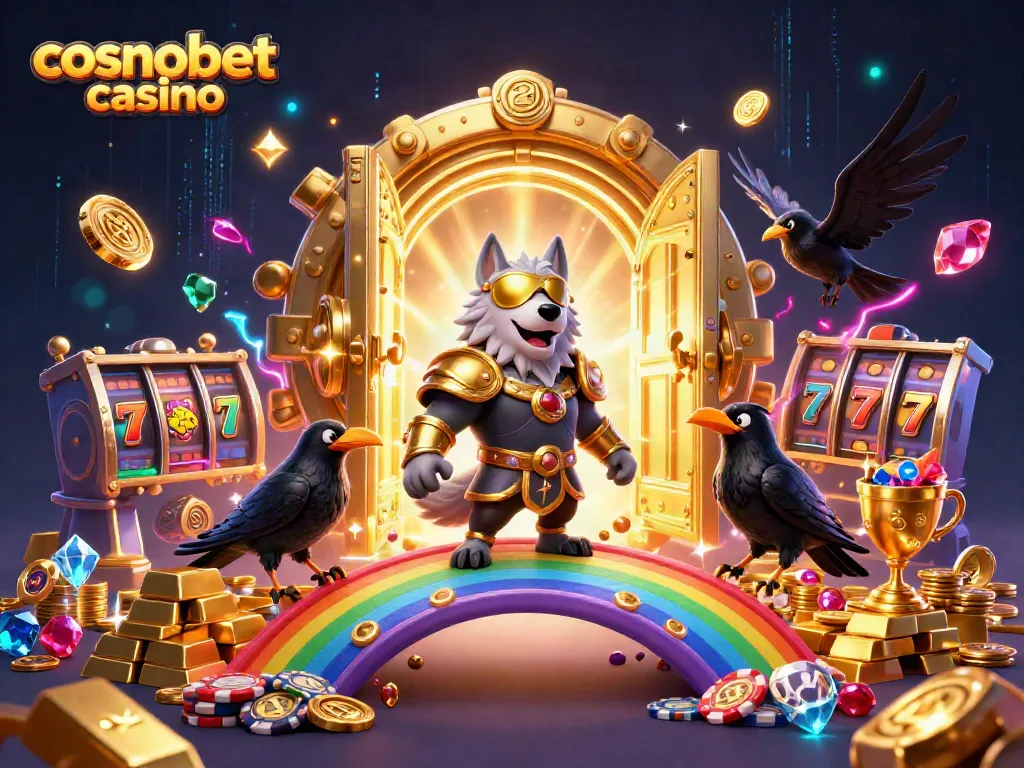 Experience thrilling action at cosmobet casino with vibrant gaming elements and dynamic characters.