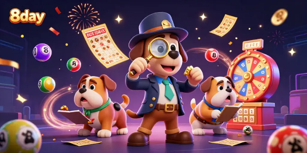 Engage with the thrilling world of 8day as a detective investigates treasure clues amidst dynamic casino elements.