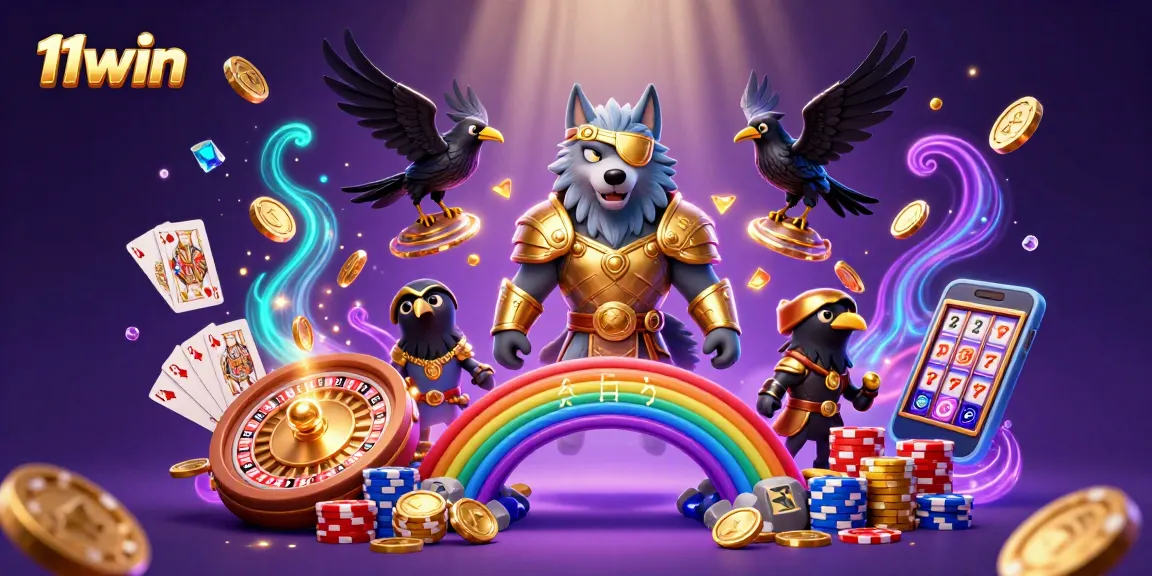 Experience thrilling wins with 11win's gaming adventure featuring Odin and his ravens.